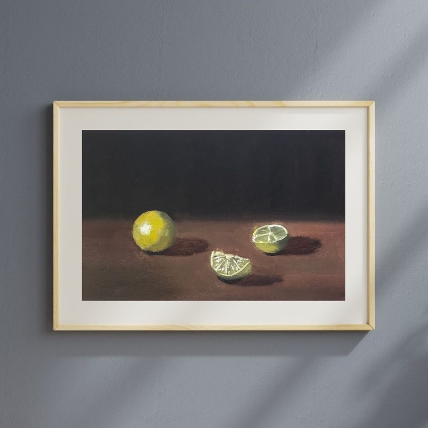 Lemons Still Life Art