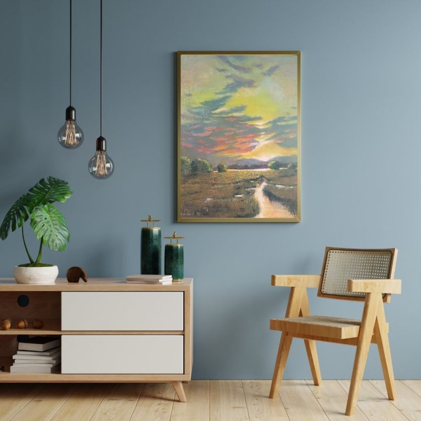 Sunset in The Evening Landscape Scene - Image 2