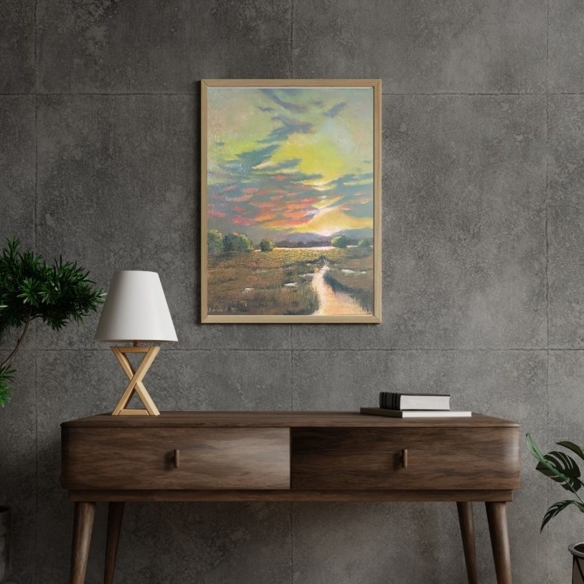 Sunset in The Evening Landscape Scene - Image 3