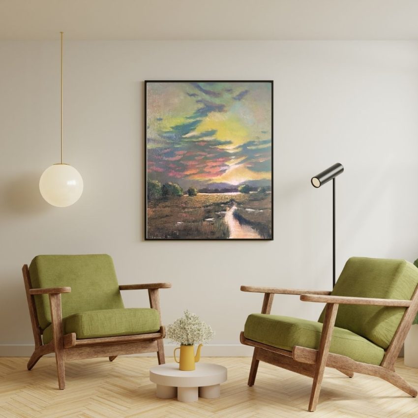 Sunset in The Evening Landscape Scene - Image 4