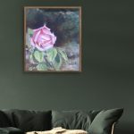 'Soft pink Jebel Al Akhdar rose symbolising grace and tradition'