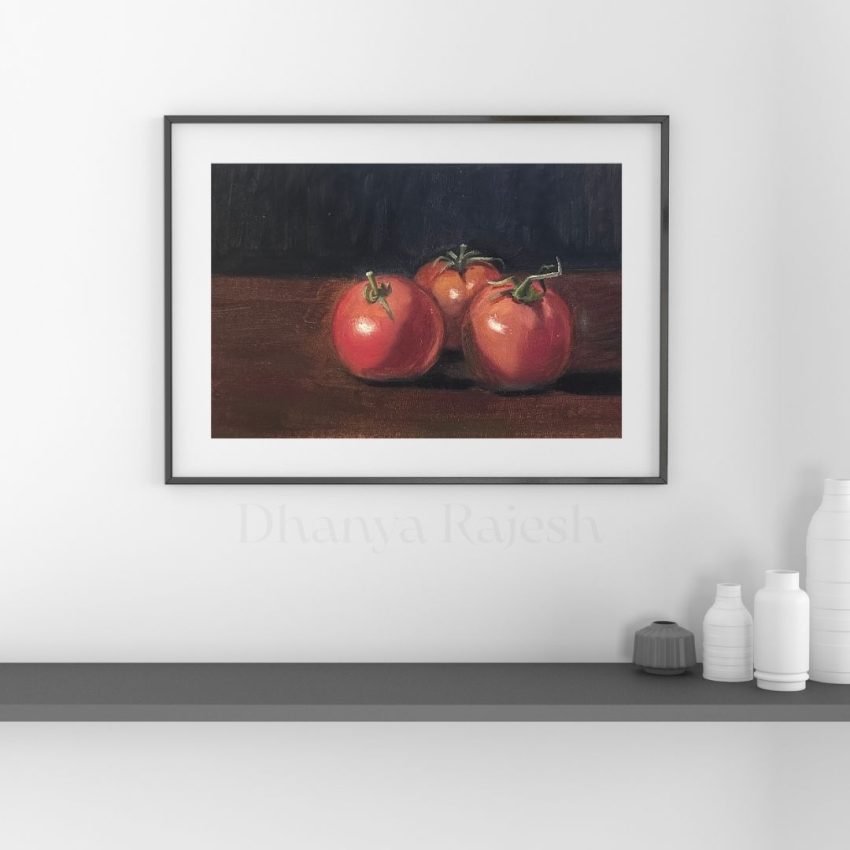 Tomatoes Still Life Art - Image 3